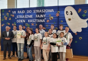 Nasi uczniowie z opiekunami i organizatorami.