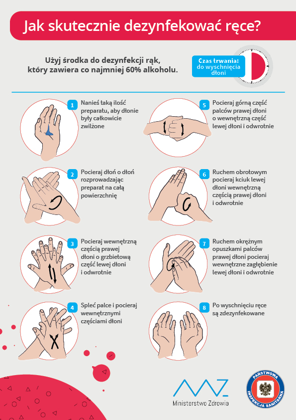 Jak skutecznie dezynfekować ręce?