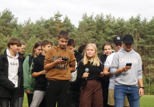 Klasa VIIIa podczas występu