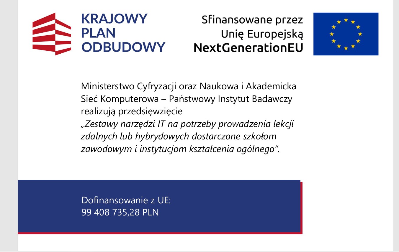Informacja o zestawach narzędzi IT.