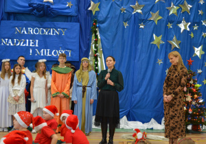 Przedstawicielka Rady Rodziców Pani Olga Górnicka- Krul składa życzenia świąteczne.