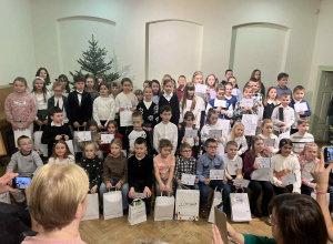 Sukcesy w konkursie plastycznym " Kartka z Aniołkiem"