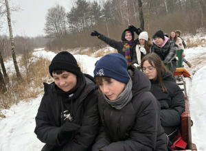 Klasa VIIb na kuligu