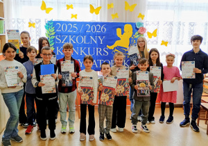 Uczestnicy Szkolnego Konkursu Recytatorskiego