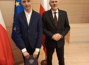 Piotr Dela w gronie laureatów Wojewódzkich Konkursów Przedmiotowych