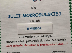 "Gore gwiazdka Jezuskowi..."