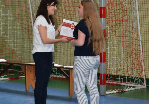 Agata- laureatka II miejsca w Powiatowym Konkursie Języka Niemieckiego KLARUS