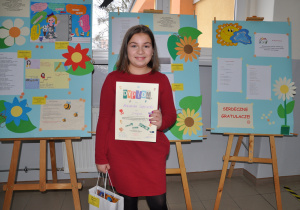 Ola Siąkowska zajęła II miejsce w konkursie ortograficznym