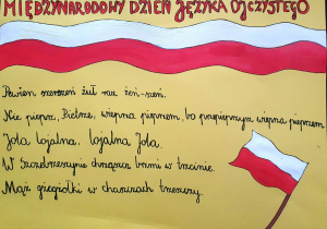 Łamańce językowe na plakacie z okazji Dnia Języka Ojczystego