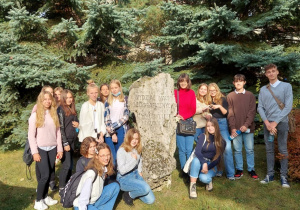 Uczniowie podczas wycieczki na Uniwersytet Łódzki