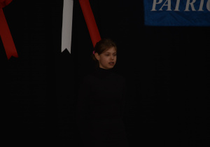 Amelia Byczkowska w czasie występu
