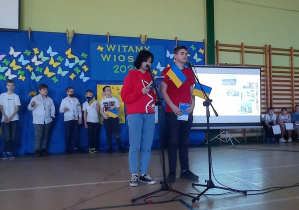 Uczniowie z Ukrainy opowiadają o swojej ojczyźnie