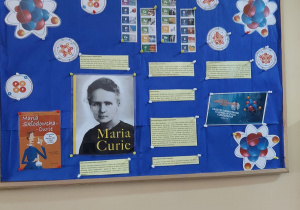 Tablica poświęcona Marii Skłodowskiej Curie