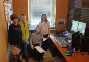 Uczniowie w Radio Fama