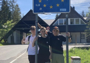 Chłopcy na granicy ze Słowacją