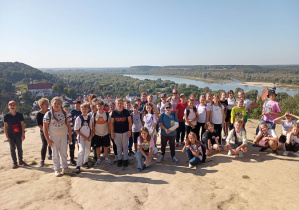 Uczestnicy wycieczki w Kazimierzu