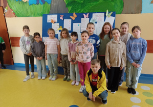 Uczestnicy konkursu z klas II- III