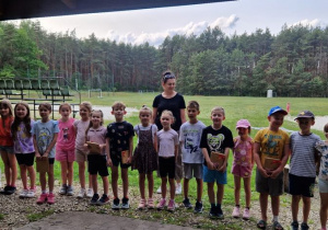 Uczniowie klasy Ia z wychowawcą