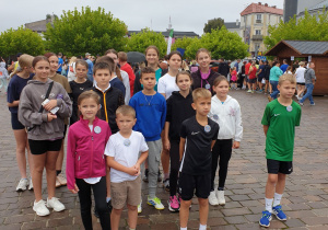 Reprezentacja uczniów w biegu im. B. Malinowskiego