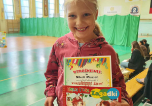 Nikola Musiał z nagrodą za wyróżnienie w konkursie