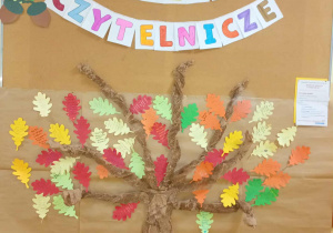 Jesienne drzewo czytelnicze
