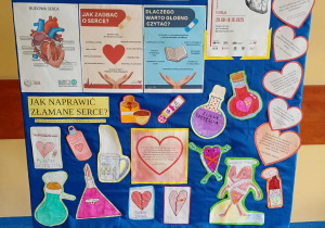 Tablica akcji " Czytamy z sercem"